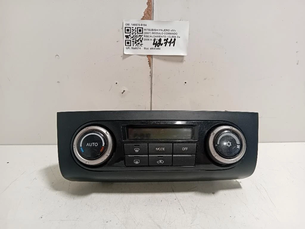 Modulo Comando Riscaldamento Clima 146570-5184 Mitsubishi Pajero IV 2007