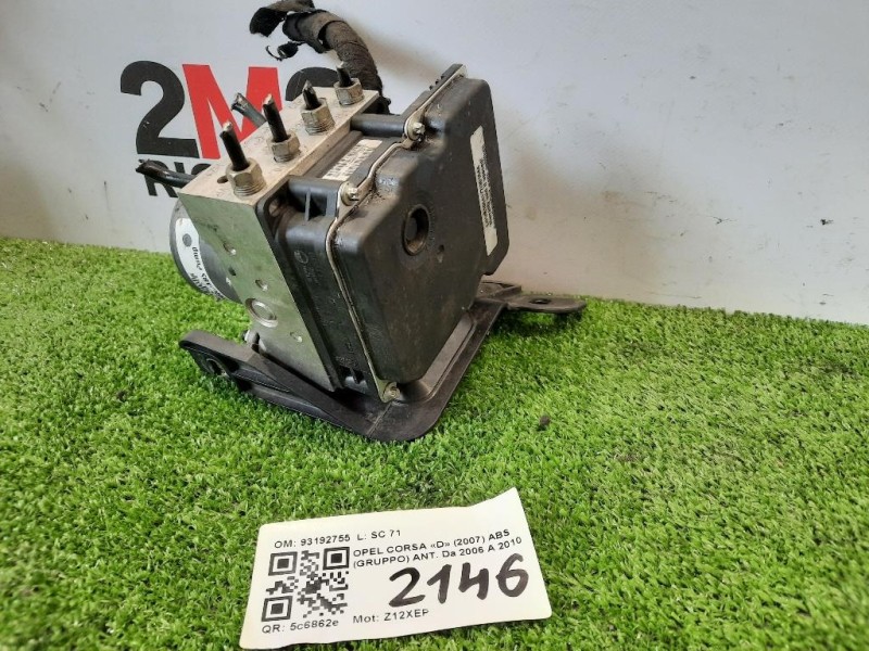 ABS Gruppo ANT 93192755 Opel Corsa D 2007