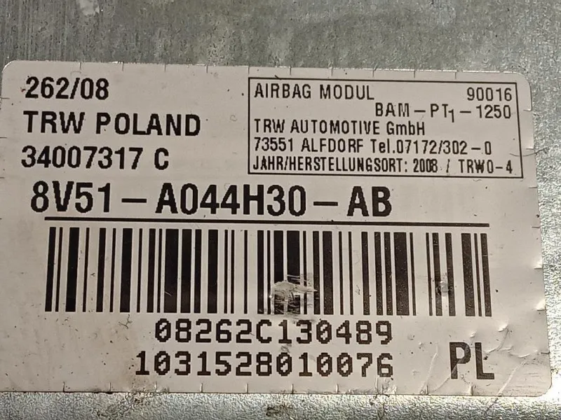 Air-bag Passeggero 8V51-A044H30-AB Ford Fiesta VI 2008