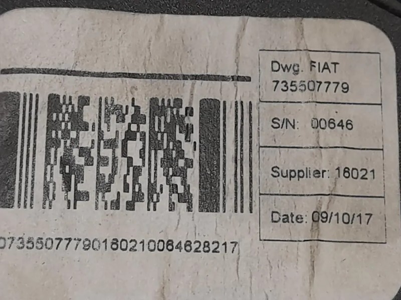 Cintura DI Sicurezza Sedile ANT DX 735507779 Citroen Jumper III 2014