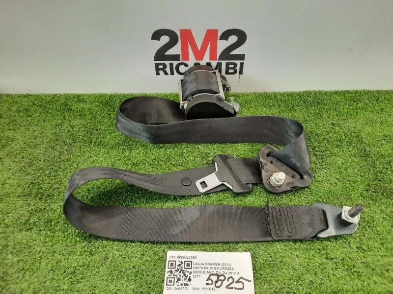 Cintura DI Sicurezza Sedile ANT DX 868843271R Dacia Dokker 2013