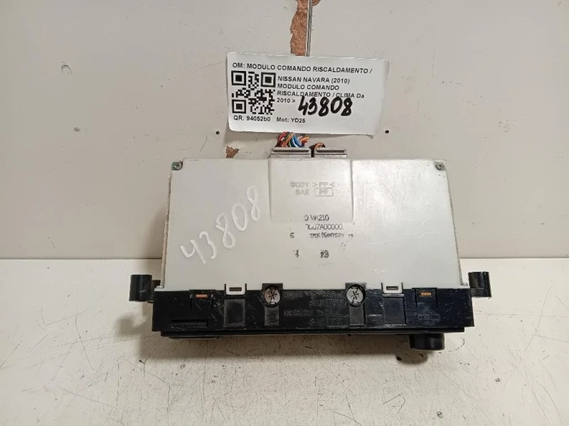 Modulo Comando Riscaldamento Clima MODULO COMANDO RISCALDAMENTO CLIMA Nissan Navara 2010