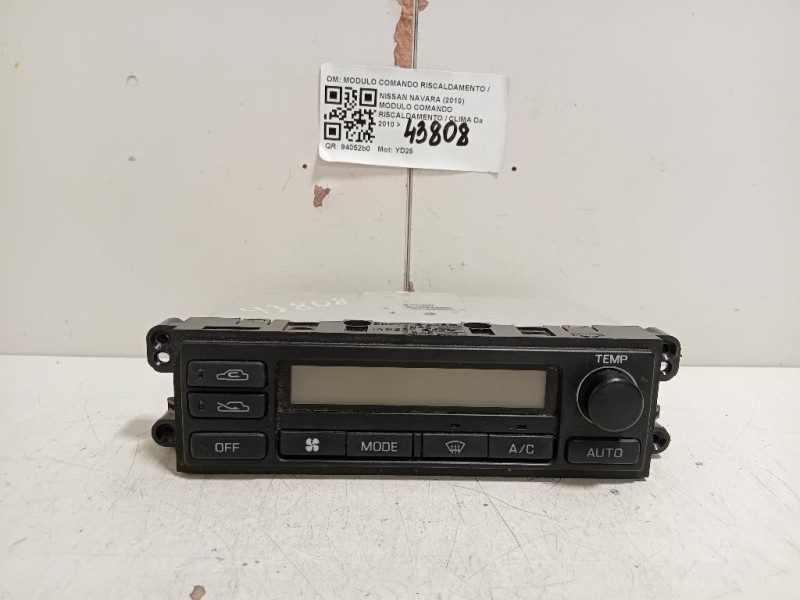 Modulo Comando Riscaldamento Clima MODULO COMANDO RISCALDAMENTO CLIMA Nissan Navara 2010