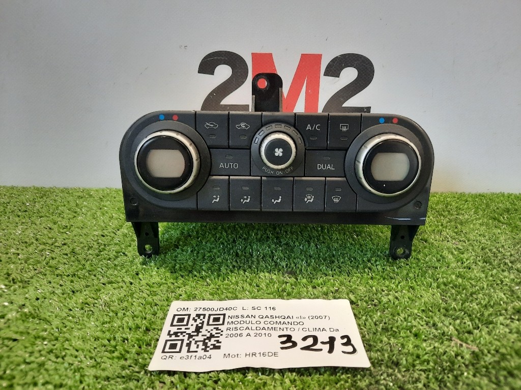 Modulo Comando Riscaldamento Clima 27500JD40C Nissan Qashqai I 2007