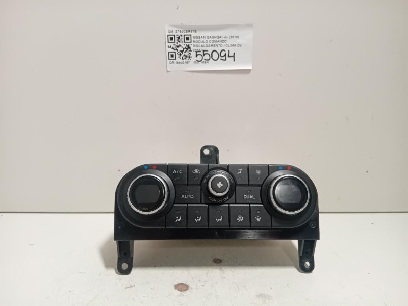 Modulo Comando Riscaldamento Clima 27500BR47B Nissan Qashqai I 2010