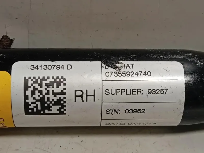 Cintura DI Sicurezza Sedile ANT DX 07355572980 Fiat 500L 2013