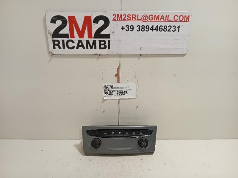 Modulo Comando Riscaldamento Clima 39042438 Opel Astra K 2016