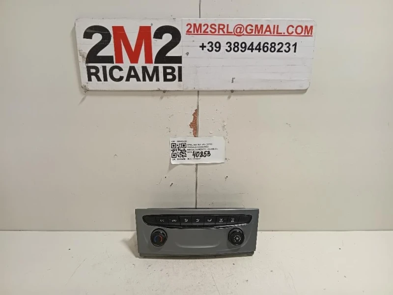 Modulo Comando Riscaldamento Clima 39042438 Opel Astra K 2016