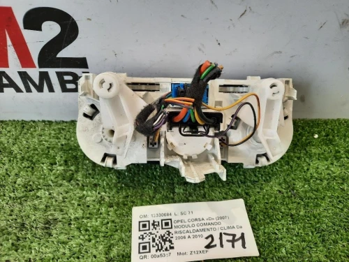 Modulo Comando Riscaldamento Clima 13330684 Opel Corsa D 2007
