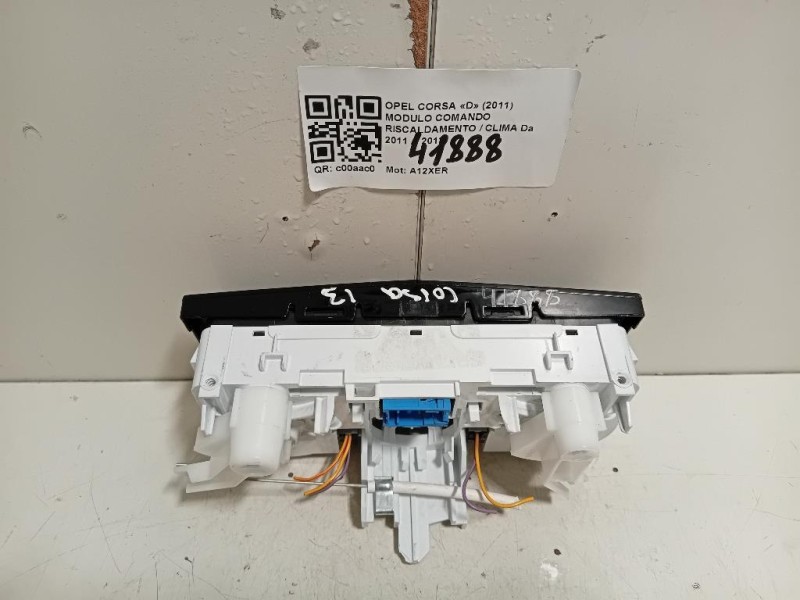 Modulo Comando Riscaldamento Clima 466119570 Opel Corsa D 2011