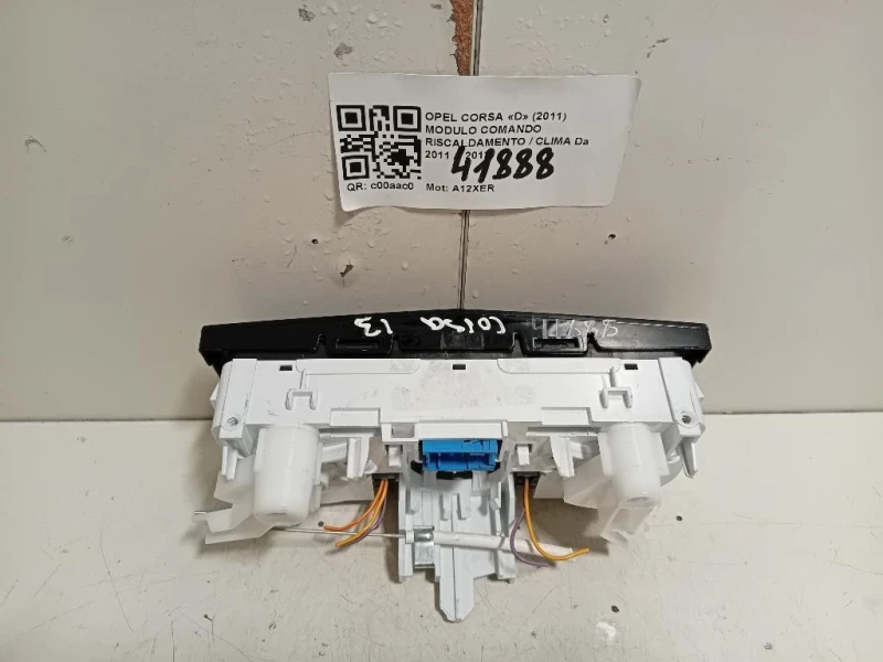 Modulo Comando Riscaldamento Clima 466119570 Opel Corsa D 2011