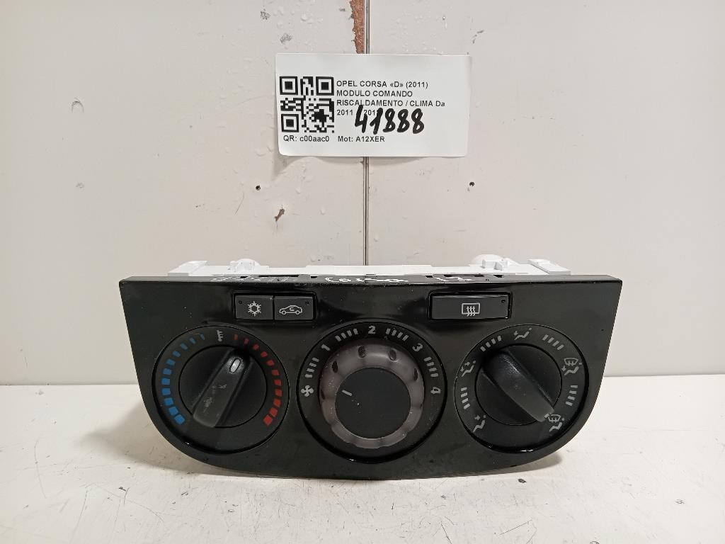 Modulo Comando Riscaldamento Clima 466119570 Opel Corsa D 2011