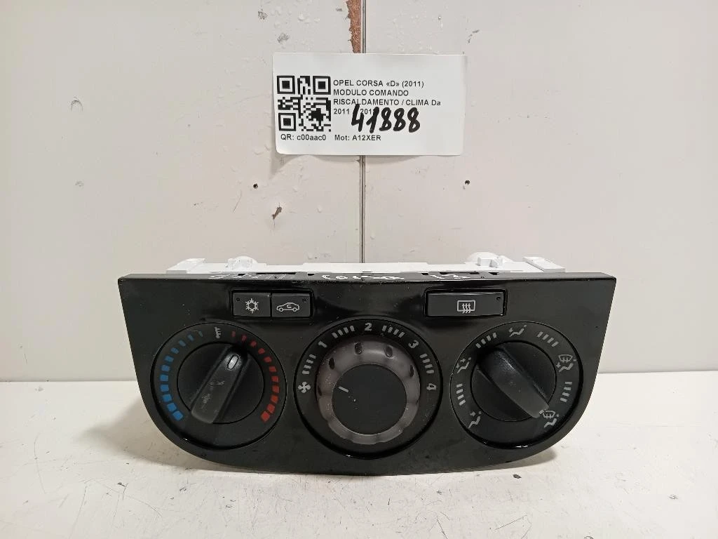 Modulo Comando Riscaldamento Clima 466119570 Opel Corsa D 2011