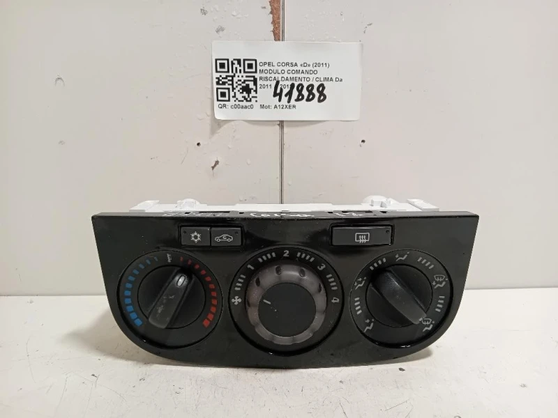 Modulo Comando Riscaldamento Clima 466119570 Opel Corsa D 2011