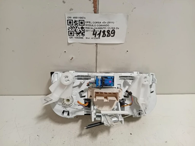 Modulo Comando Riscaldamento Clima 466119570 Opel Corsa D 2011
