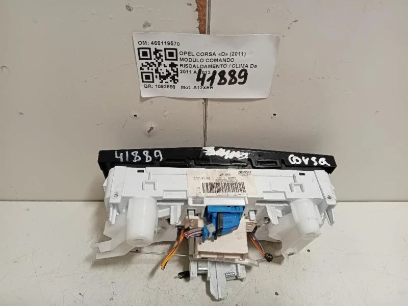Modulo Comando Riscaldamento Clima 466119570 Opel Corsa D 2011