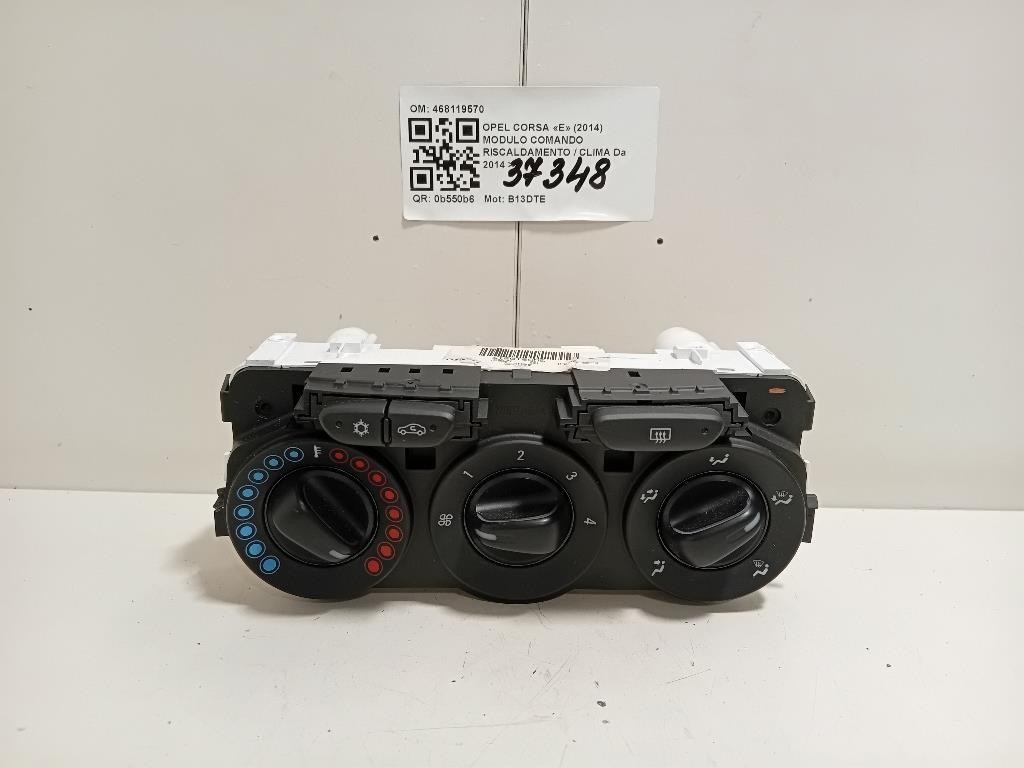 Modulo Comando Riscaldamento Clima 468119570 5W8210217 Opel Corsa E 2014