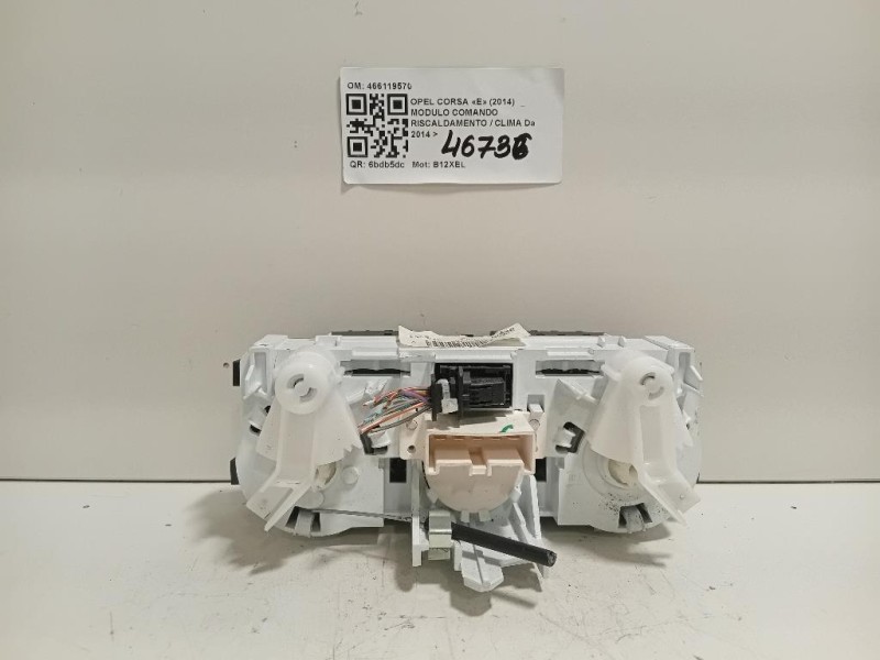Modulo Comando Riscaldamento Clima 466119570 Opel Corsa E 2014