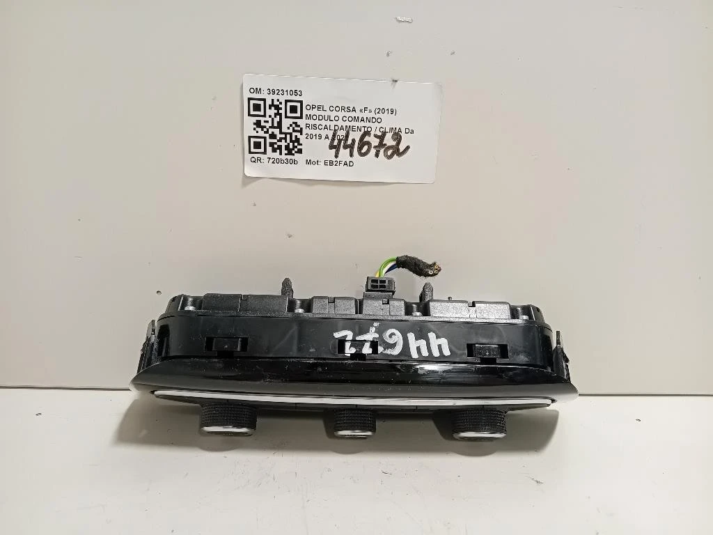 Modulo Comando Riscaldamento Clima 39231053 Opel Corsa F 2019