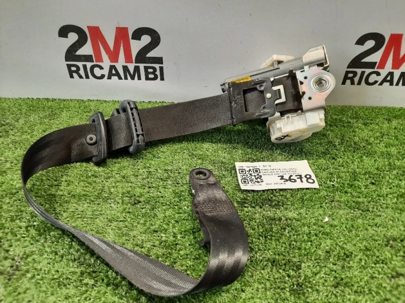 Cintura DI Sicurezza Sedile ANT DX 1807240 Ford Fiesta VI 2012