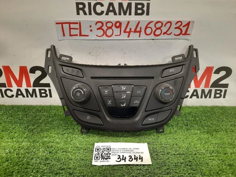 Modulo Comando Riscaldamento Clima 90802615 Opel Insignia A 2009