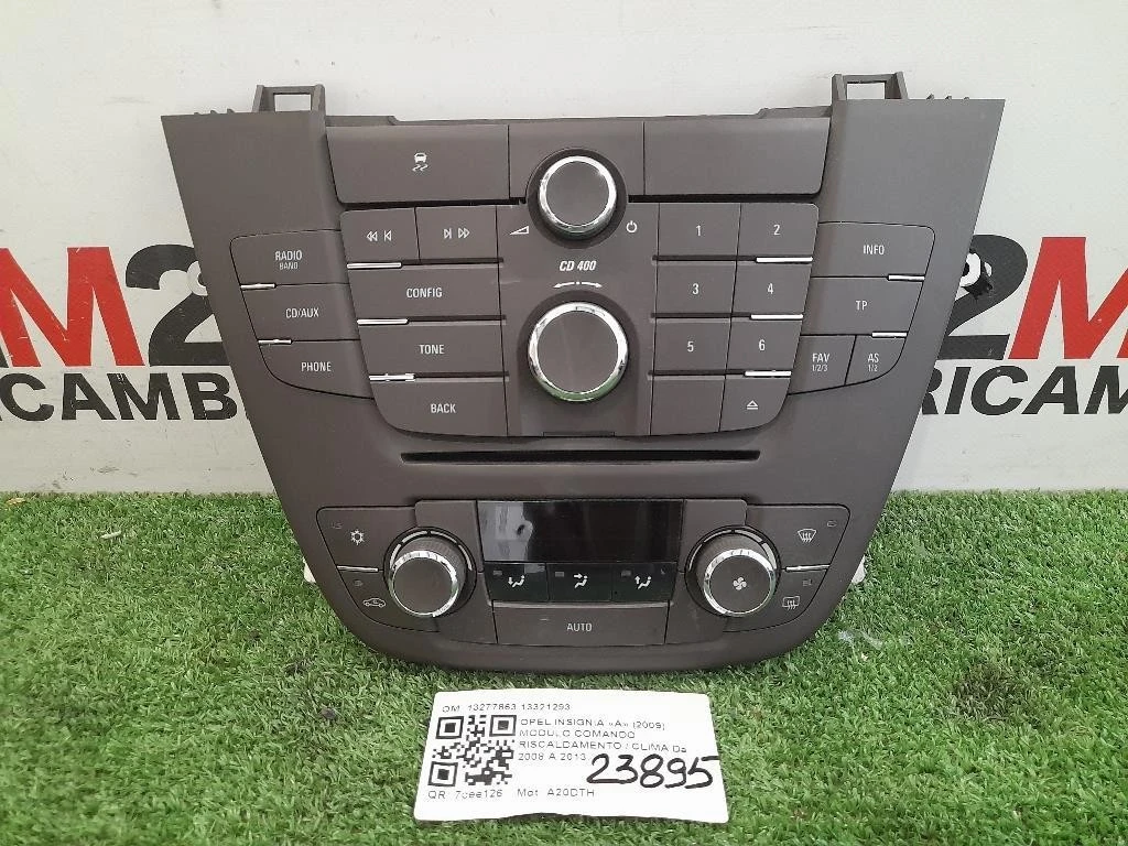 Modulo Comando Riscaldamento Clima 13277863 13321293 Opel Insignia A 2009
