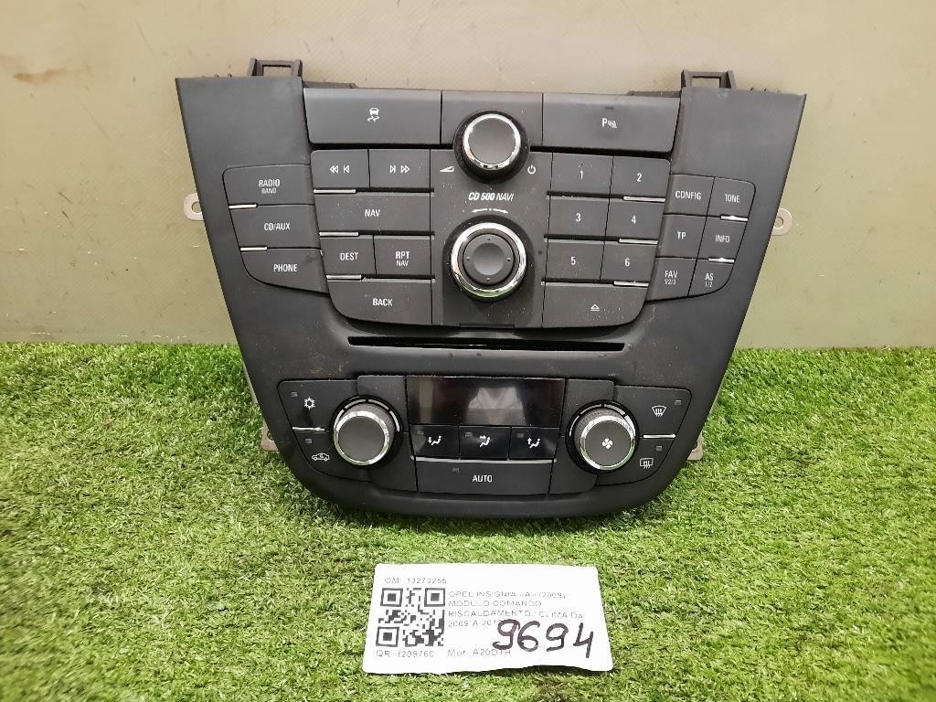 Modulo Comando Riscaldamento Clima 13273255 Opel Insignia A 2009