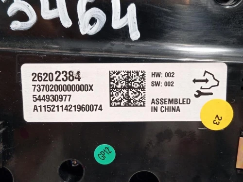 Modulo Comando Riscaldamento Clima 26202384 Opel Insignia A 2013