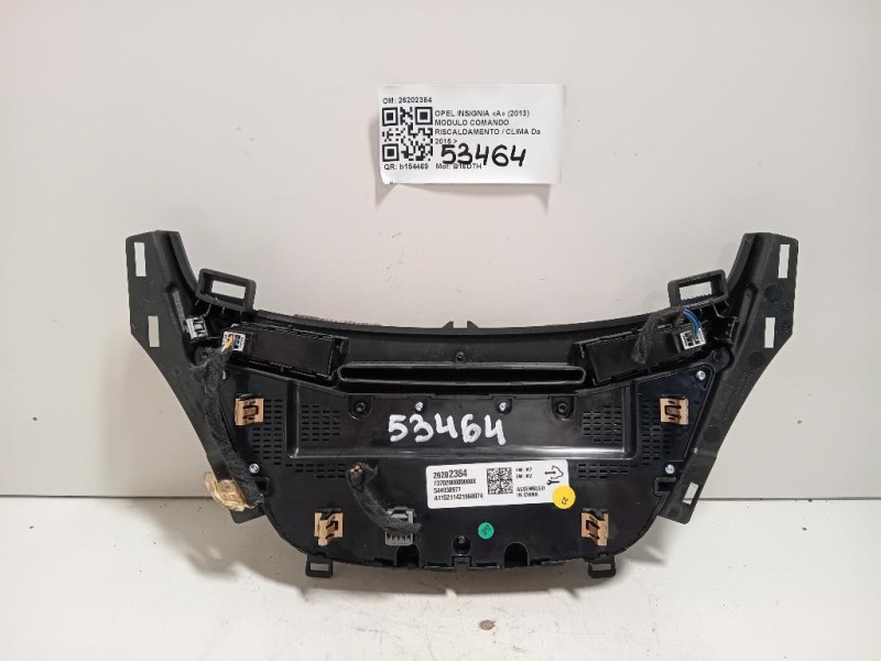 Modulo Comando Riscaldamento Clima 26202384 Opel Insignia A 2013