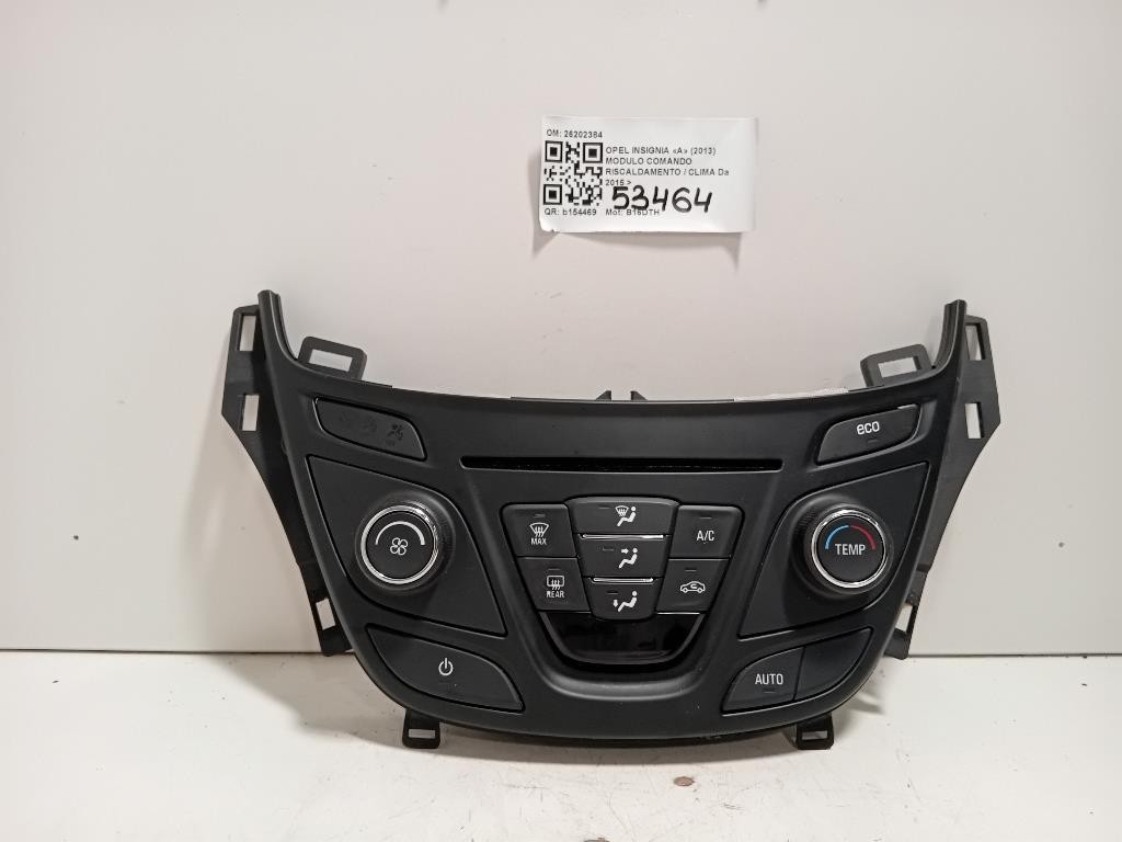 Modulo Comando Riscaldamento Clima 26202384 Opel Insignia A 2013