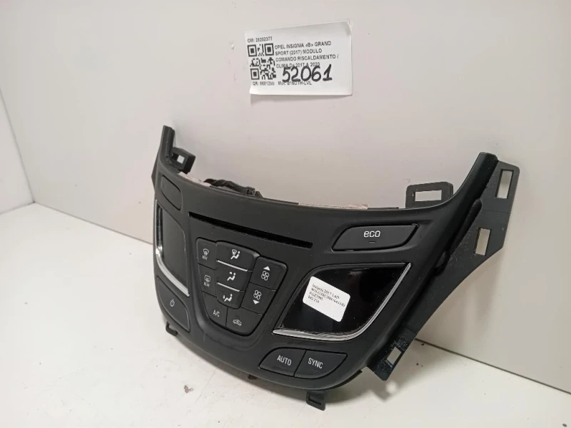 Modulo Comando Riscaldamento Clima 26202377 Opel Insignia B Grand Sport 2017