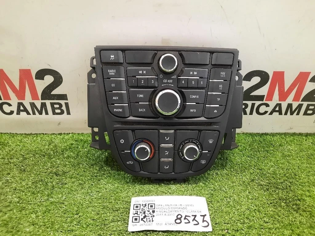 Modulo Comando Riscaldamento Clima 13360099 13360091 Opel Meriva B 2010