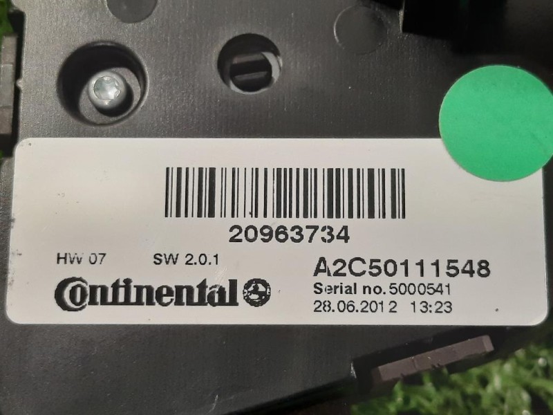 Modulo Comando Riscaldamento Clima A2C50111548 Opel Mokka 2013