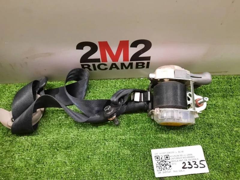 Cintura DI Sicurezza Sedile ANT DX 888801J240OM Hyundai I20 I 2009