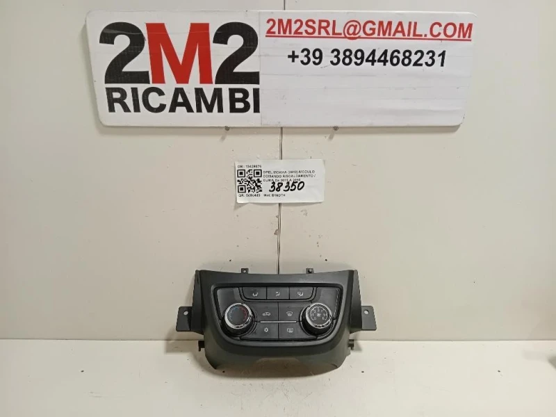 Modulo Comando Riscaldamento Clima 13429876 Opel Mokka 2013