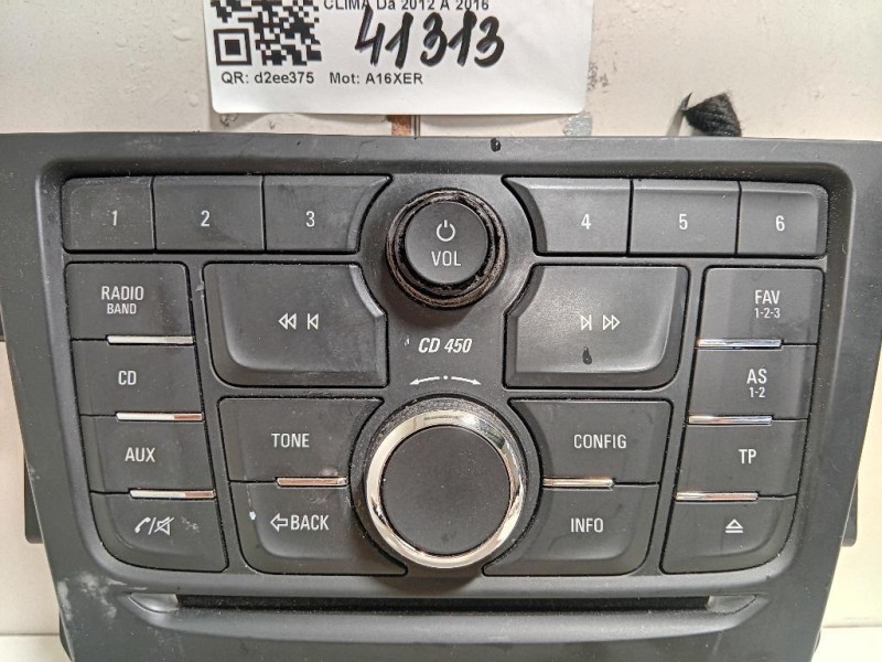 Modulo Comando Riscaldamento Clima 95363963 20765757 Opel Mokka 2013