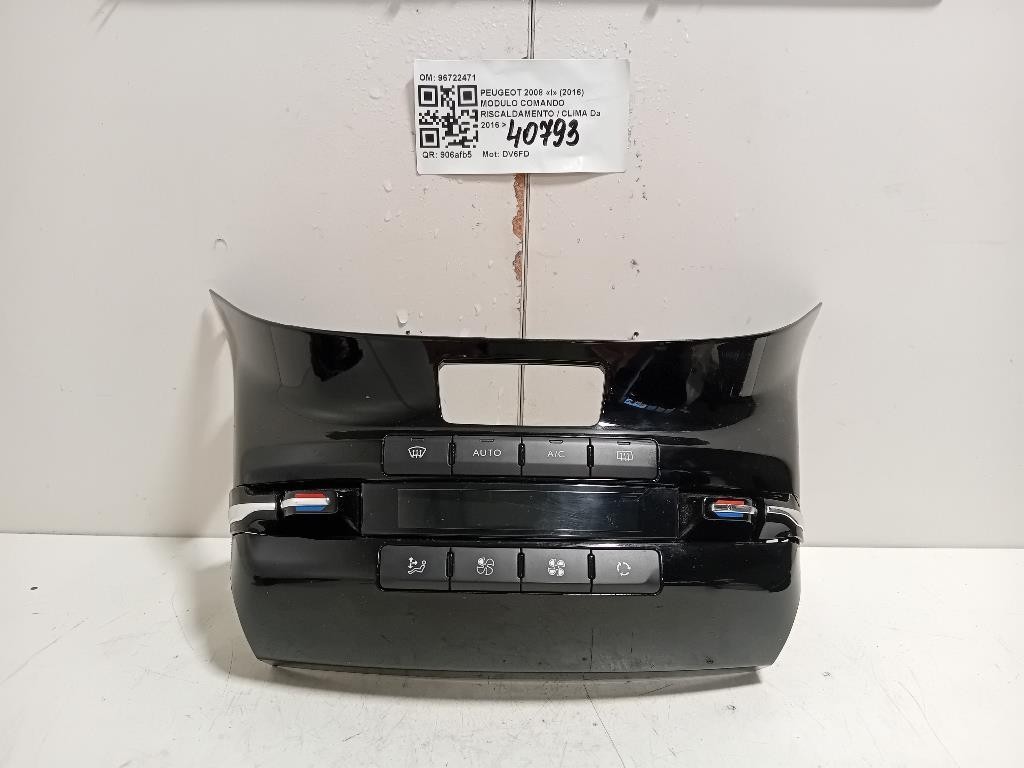 Modulo Comando Riscaldamento Clima 96722471 Peugeot 2008 I 2016