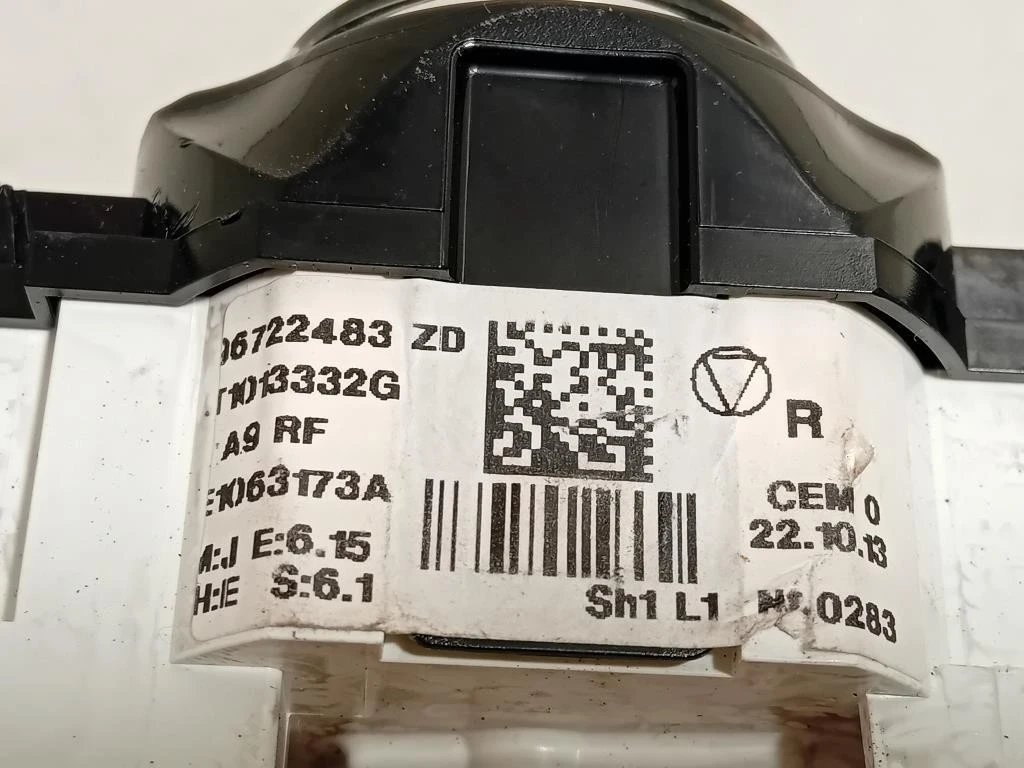 Modulo Comando Riscaldamento Clima 96722483 Peugeot 208 I 2012