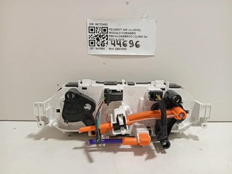 Modulo Comando Riscaldamento Clima 96722483 Peugeot 208 I 2012
