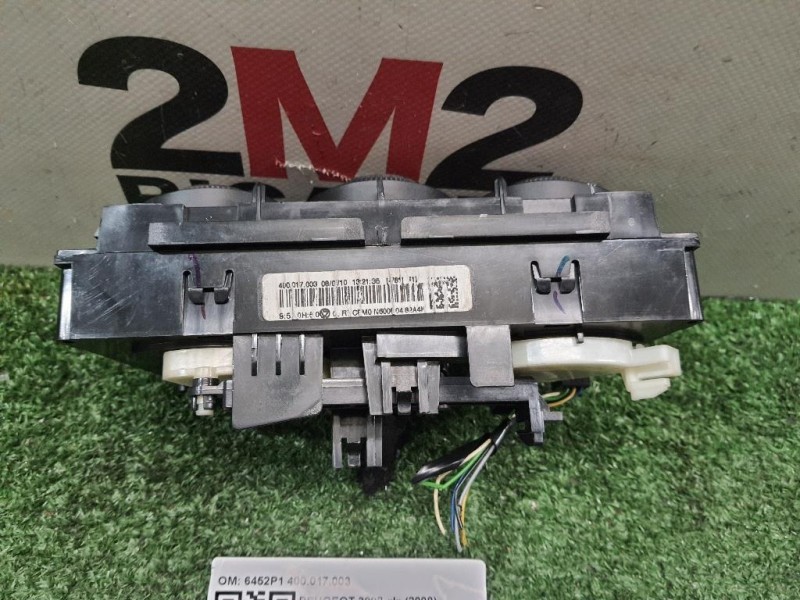 Modulo Comando Riscaldamento Clima 6452P1 400017003 Peugeot 3008 I 2009
