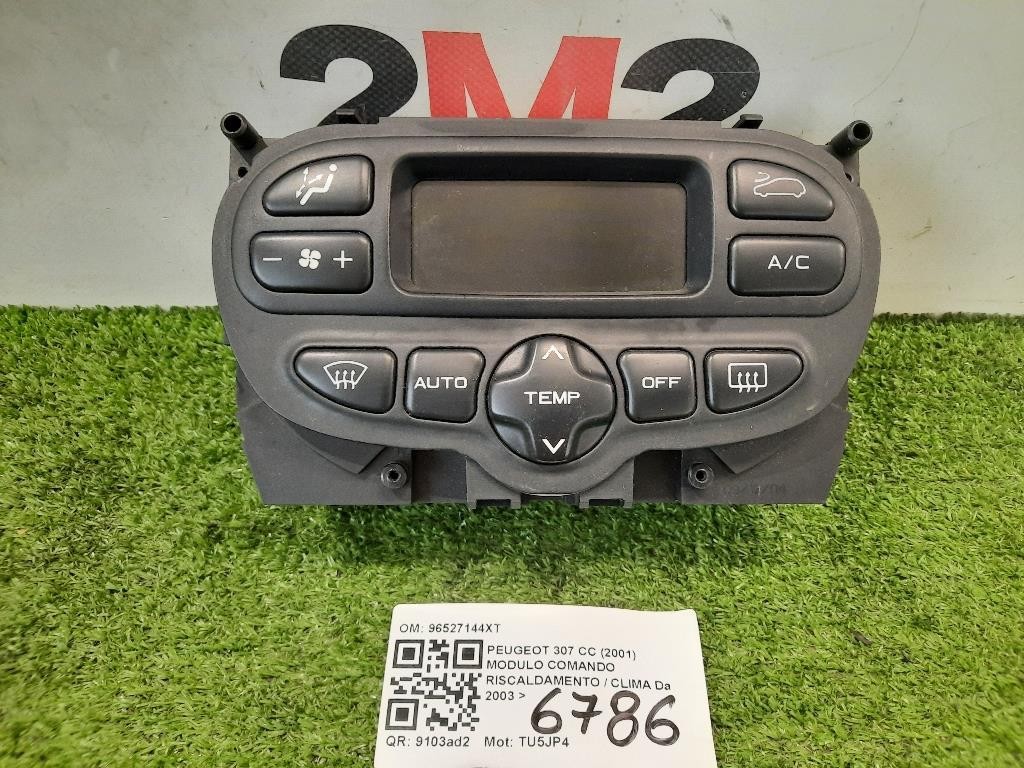 Modulo Comando Riscaldamento Clima 96527144XT Peugeot 307 CC 2001