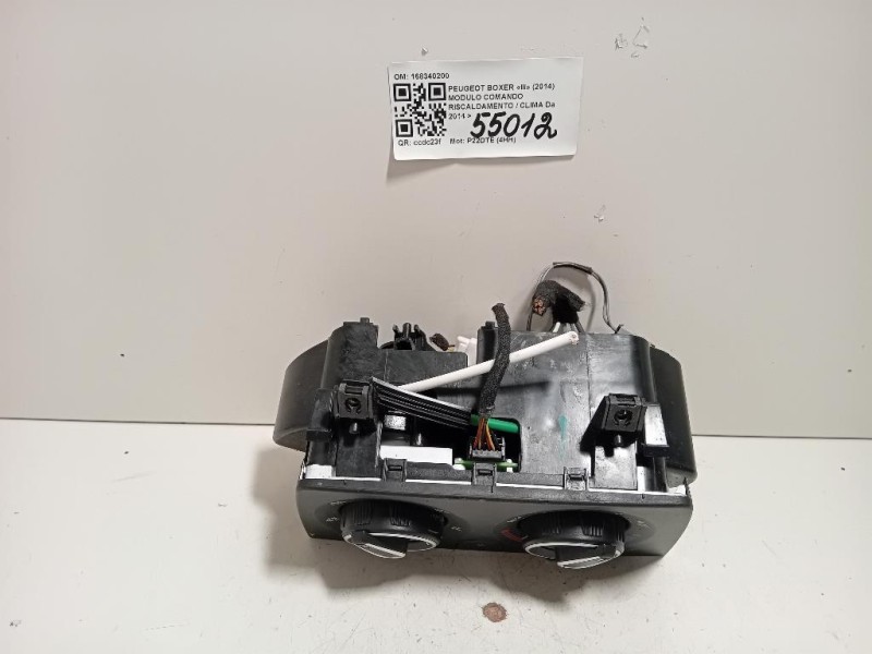 Modulo Comando Riscaldamento Clima 168340200 Peugeot Boxer III 2014