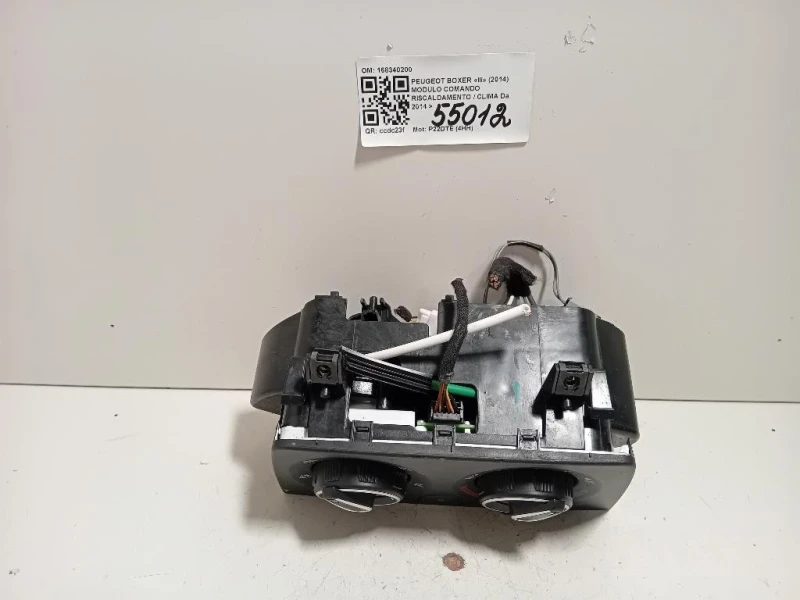 Modulo Comando Riscaldamento Clima 168340200 Peugeot Boxer III 2014