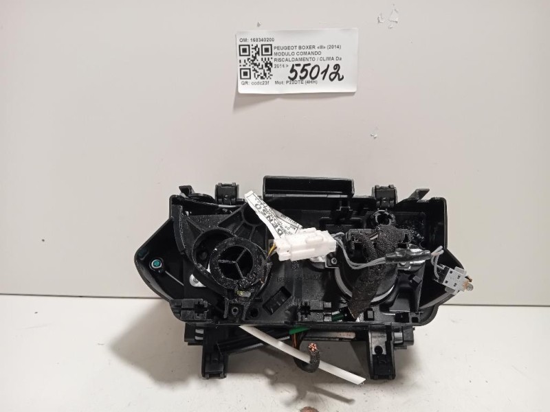 Modulo Comando Riscaldamento Clima 168340200 Peugeot Boxer III 2014