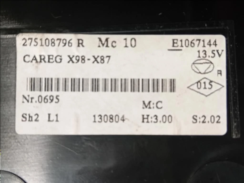 Modulo Comando Riscaldamento Clima 275108796R Renault CLIO IV 2013