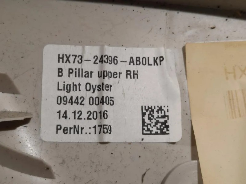 Cintura DI Sicurezza Sedile ANT DX 635393300A Jaguar XE 2015