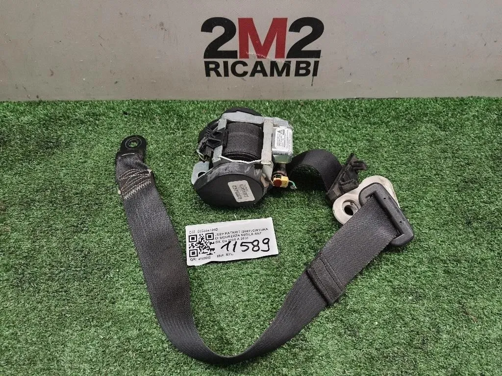 Cintura DI Sicurezza Sedile ANT DX 605884104D Jeep Patriot 2007