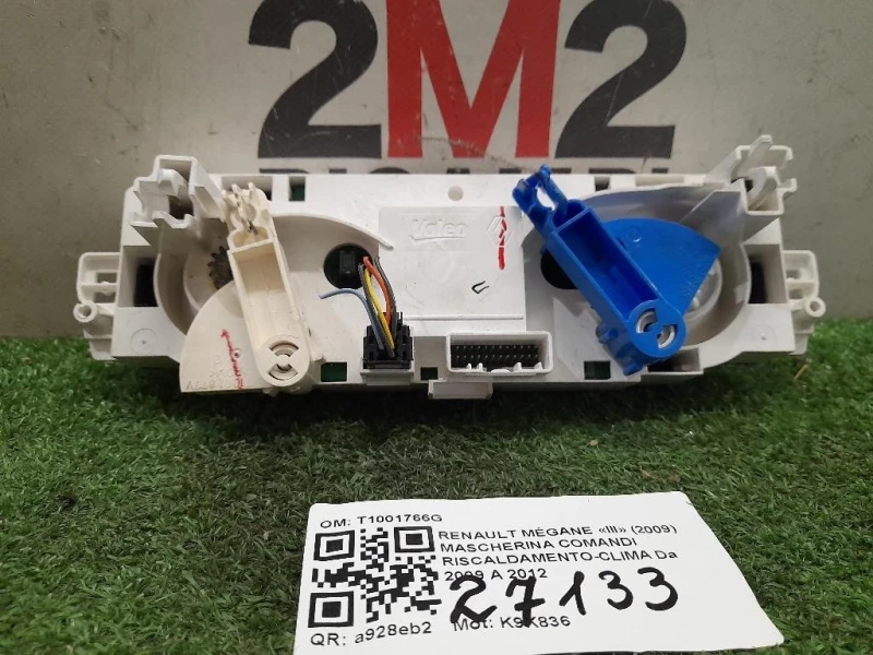 Modulo Comando Riscaldamento Clima T1001766G Renault Mégane III 2009