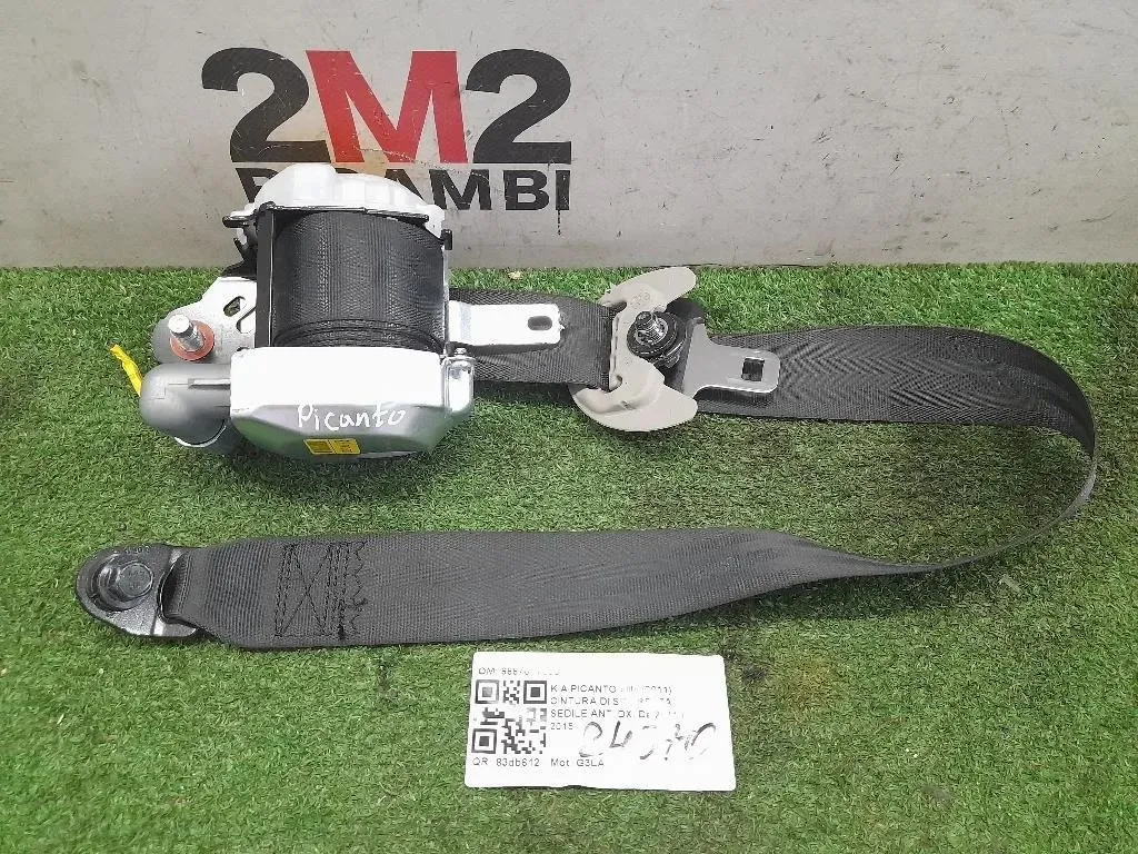 Cintura DI Sicurezza Sedile ANT DX 888701Y000 Kia Picanto III 2011