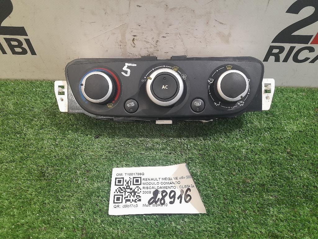 Modulo Comando Riscaldamento Clima T1001786Q Renault Mégane III 2009